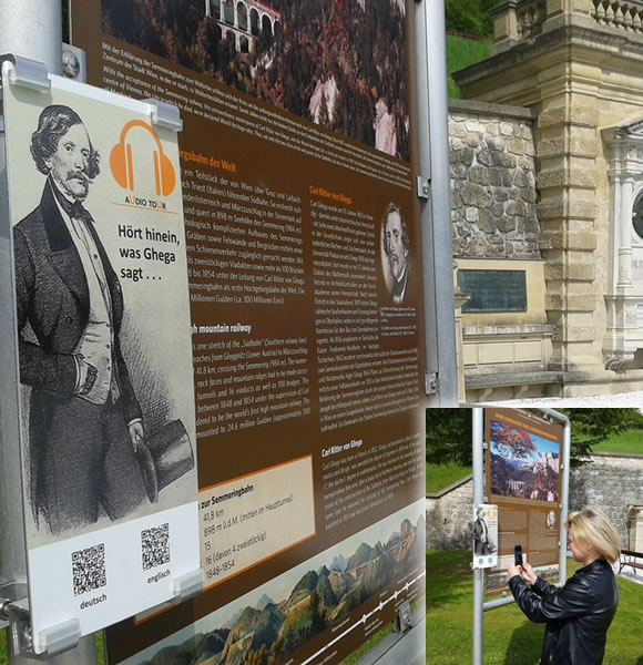 Audio-Tour am Bahnwanderweg